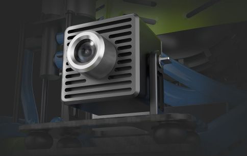 噴灑農藥的無人機 噴灑農藥的無人機